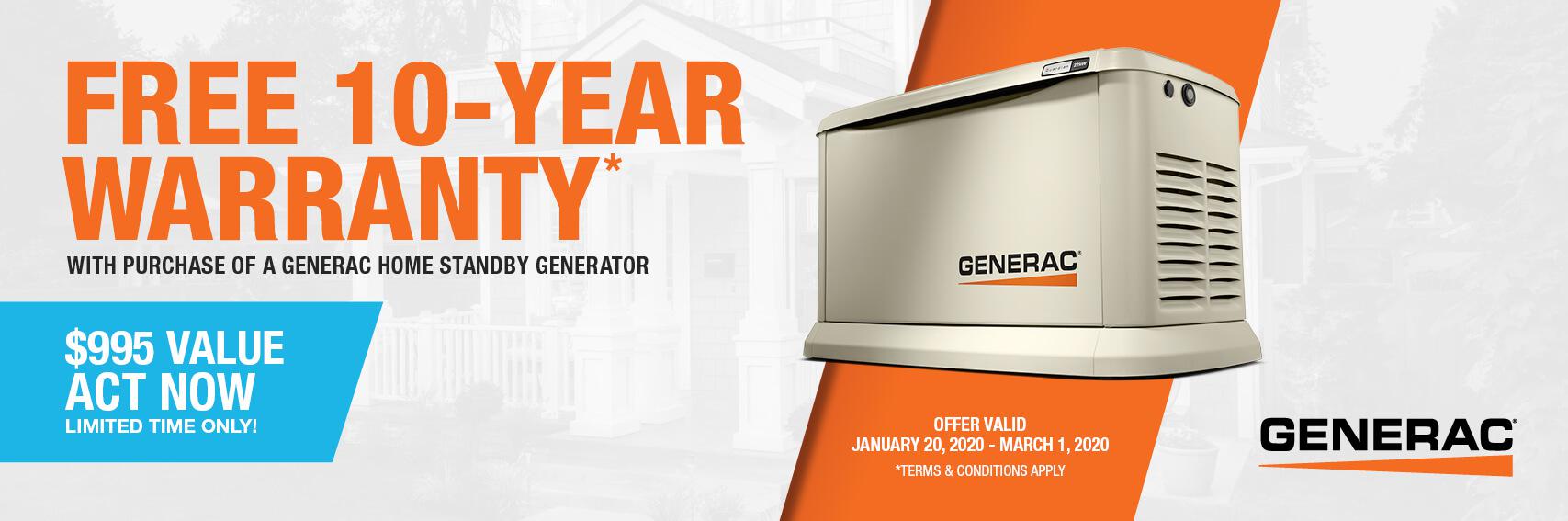 Homestandby Generator Deal | Warranty Offer | Generac Dealer | Snohomish, WA, WA